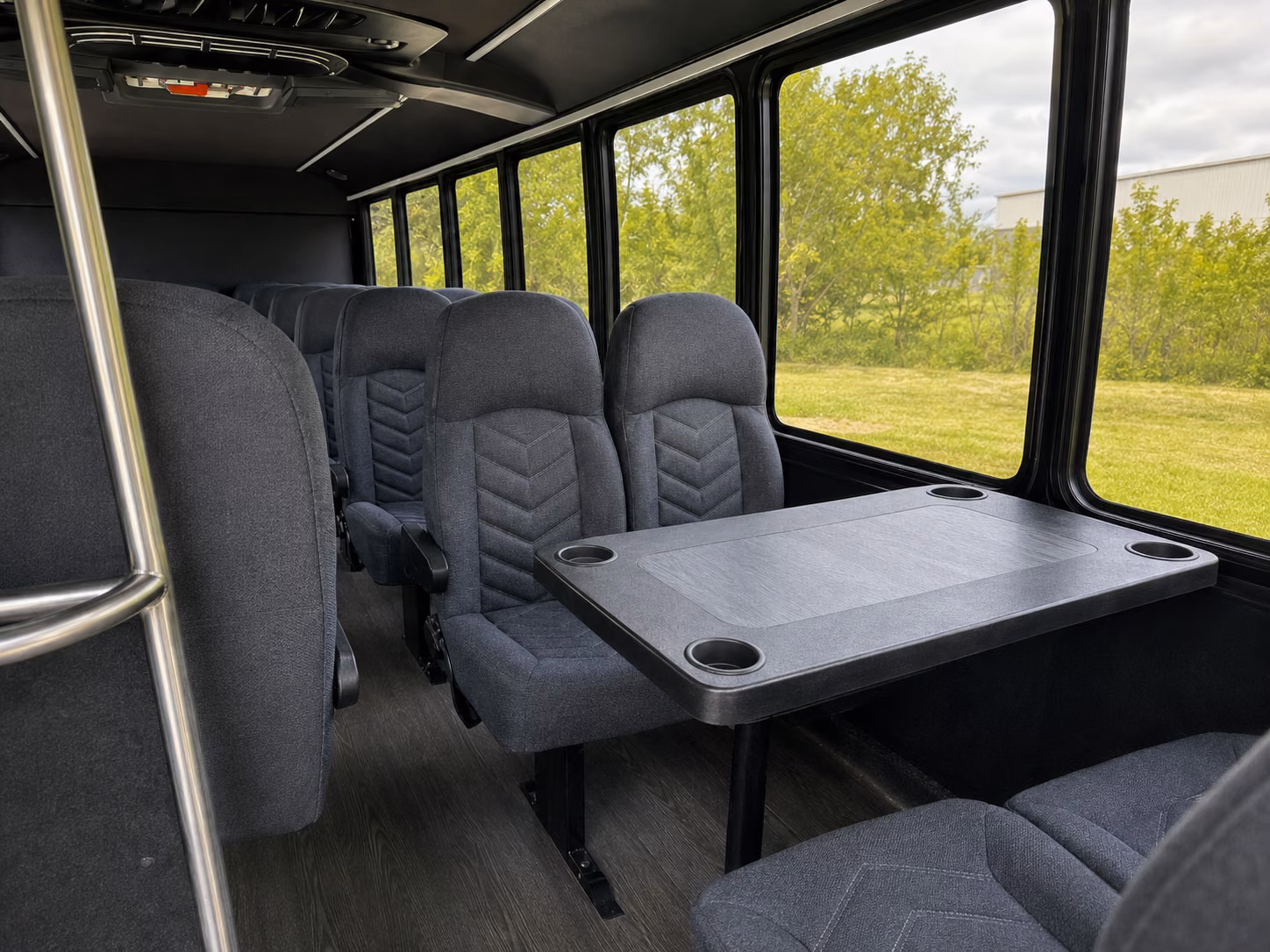 pawtucket 20 passenger minibus inside