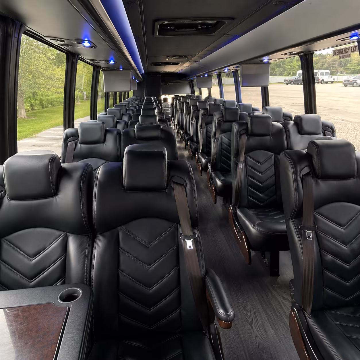 pawtucket 25 passenger minibus interior
