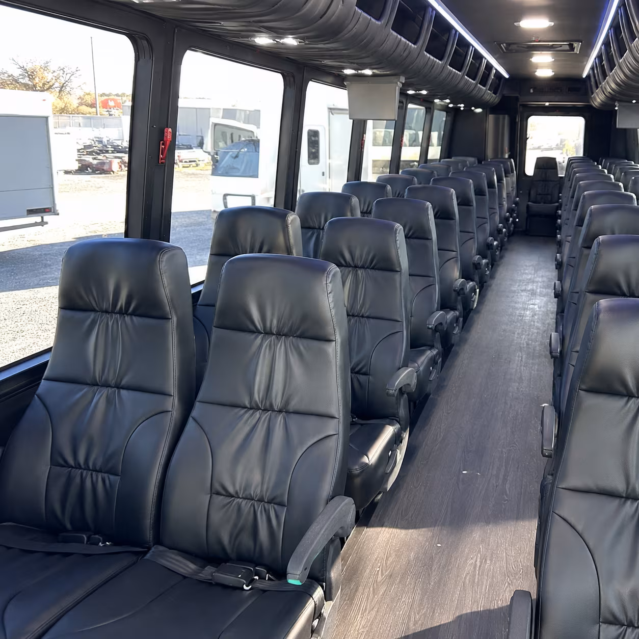 pawtucket 30 passenger minibus interior