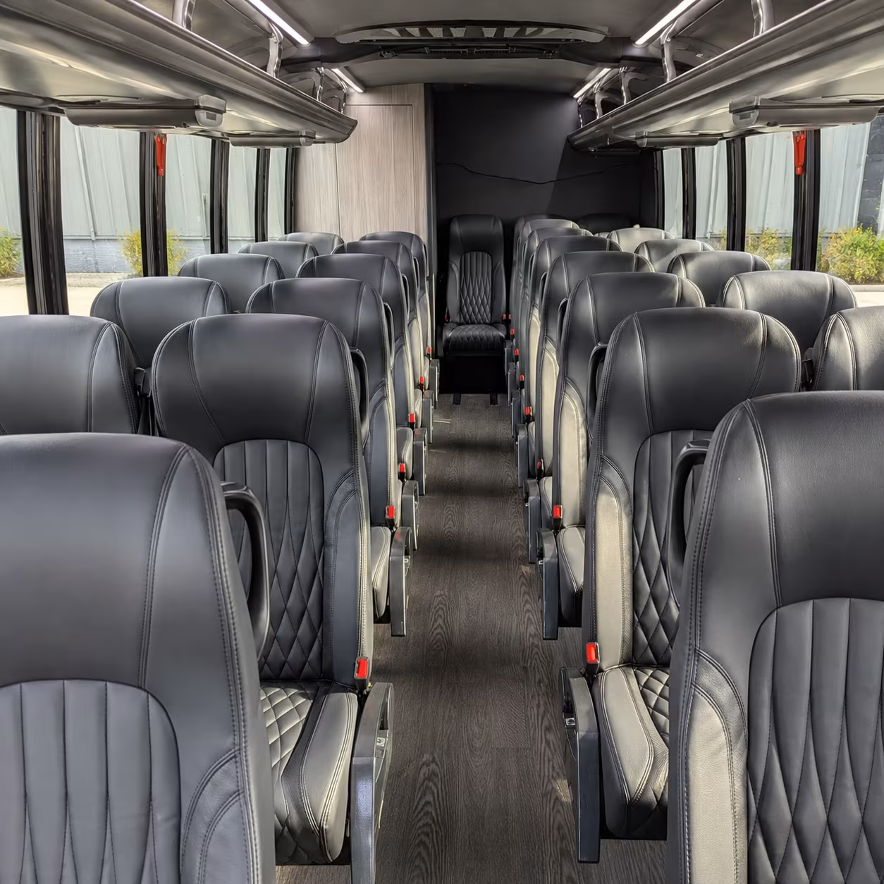 pawtucket 35 passenger minibus inside