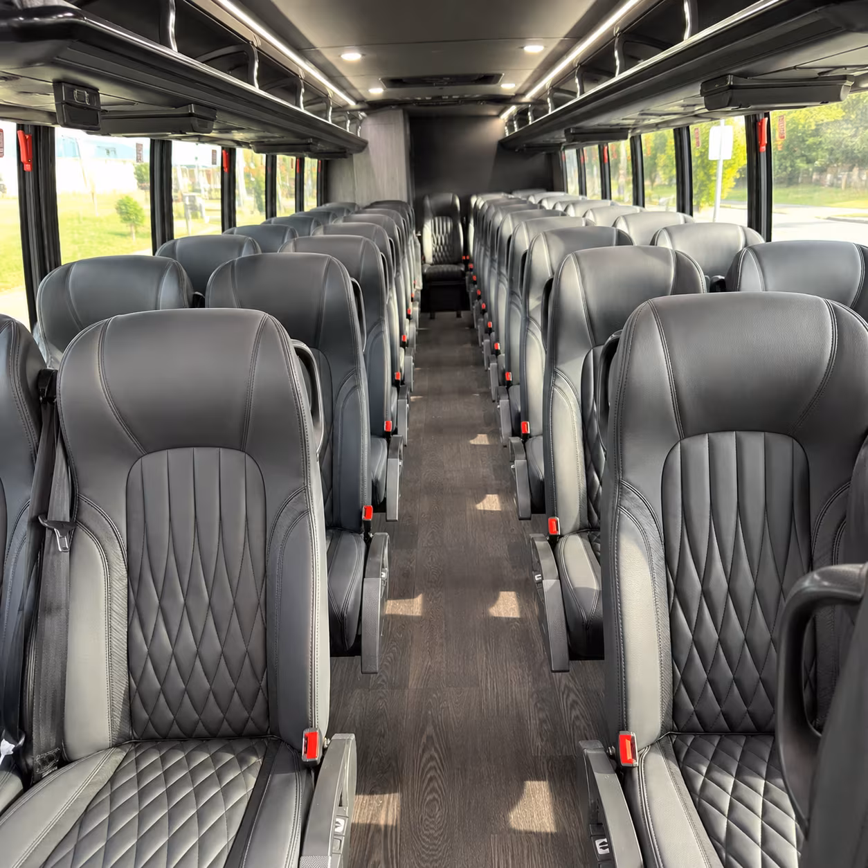 pawtucket 35 passenger minibus interior
