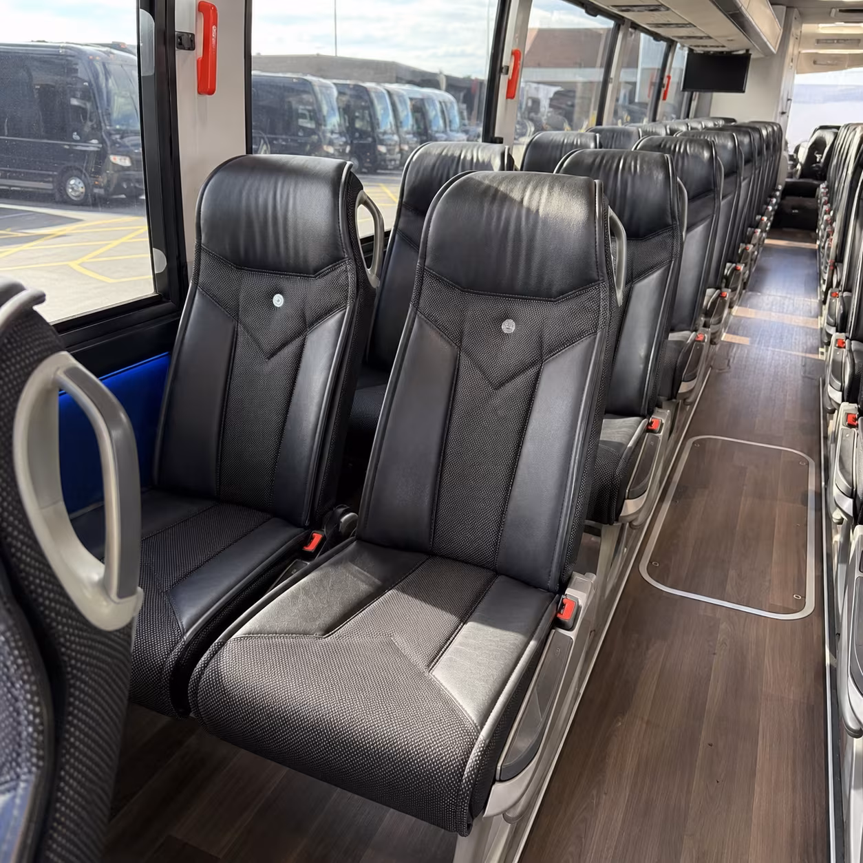 pawtucket 40 passenger charter bus interior