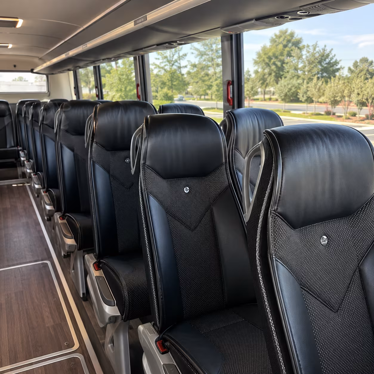 pawtucket 45 passenger charter bus interior