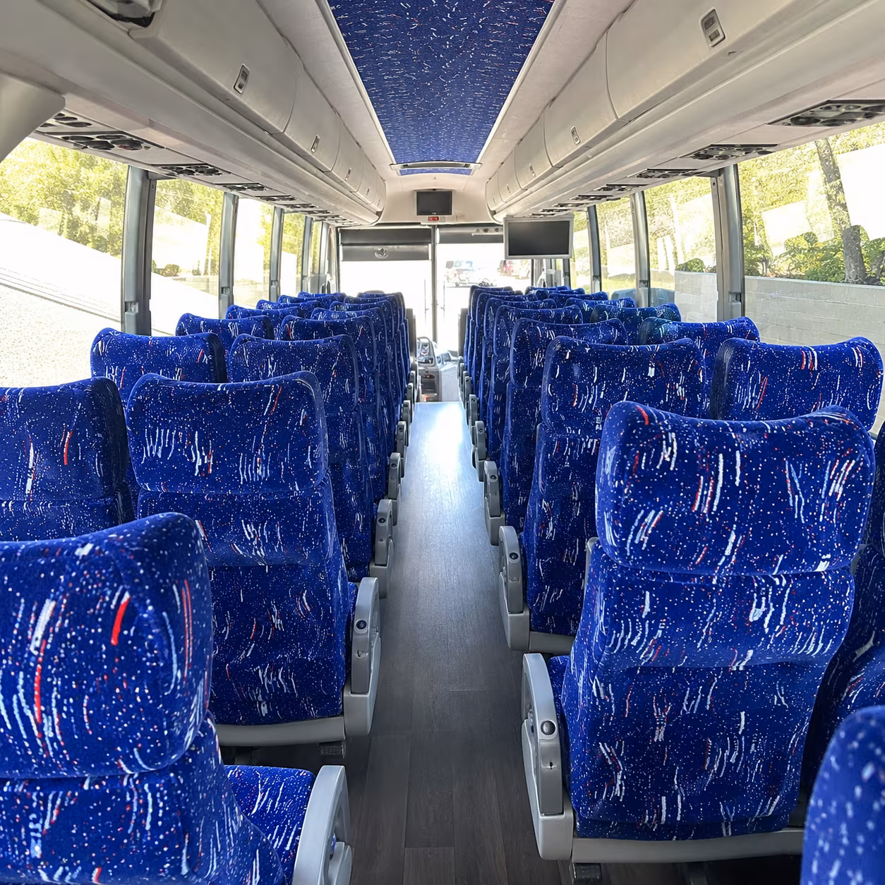 pawtucket 50 passenger charter bus interior