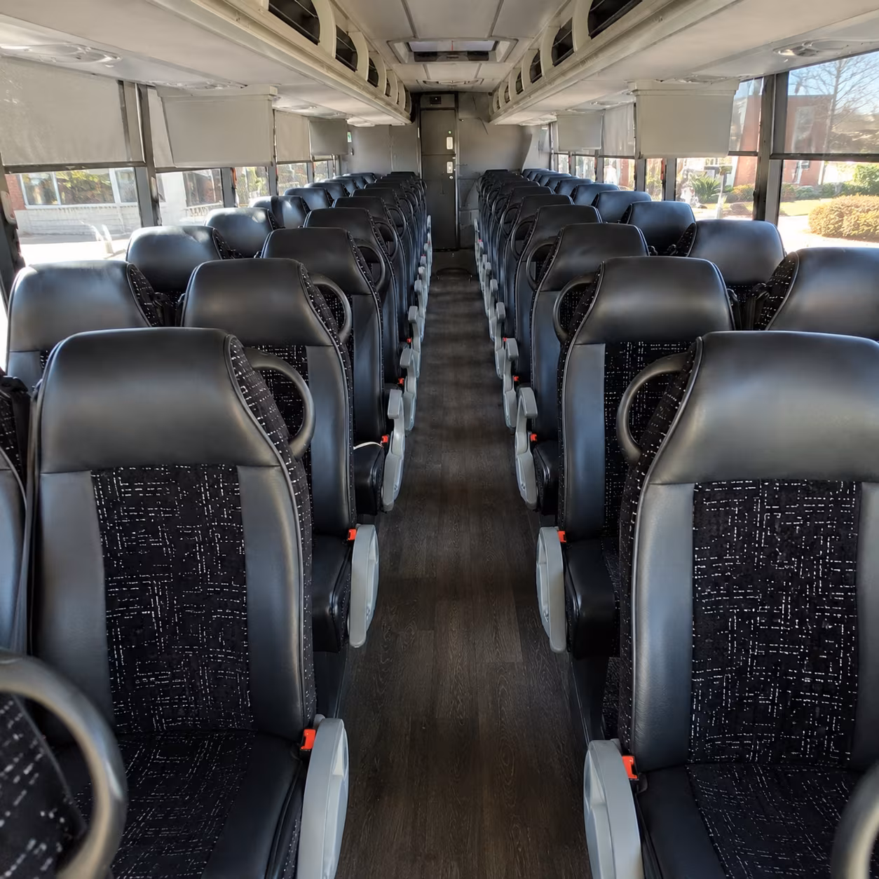 pawtucket 54 passenger charter bus inside