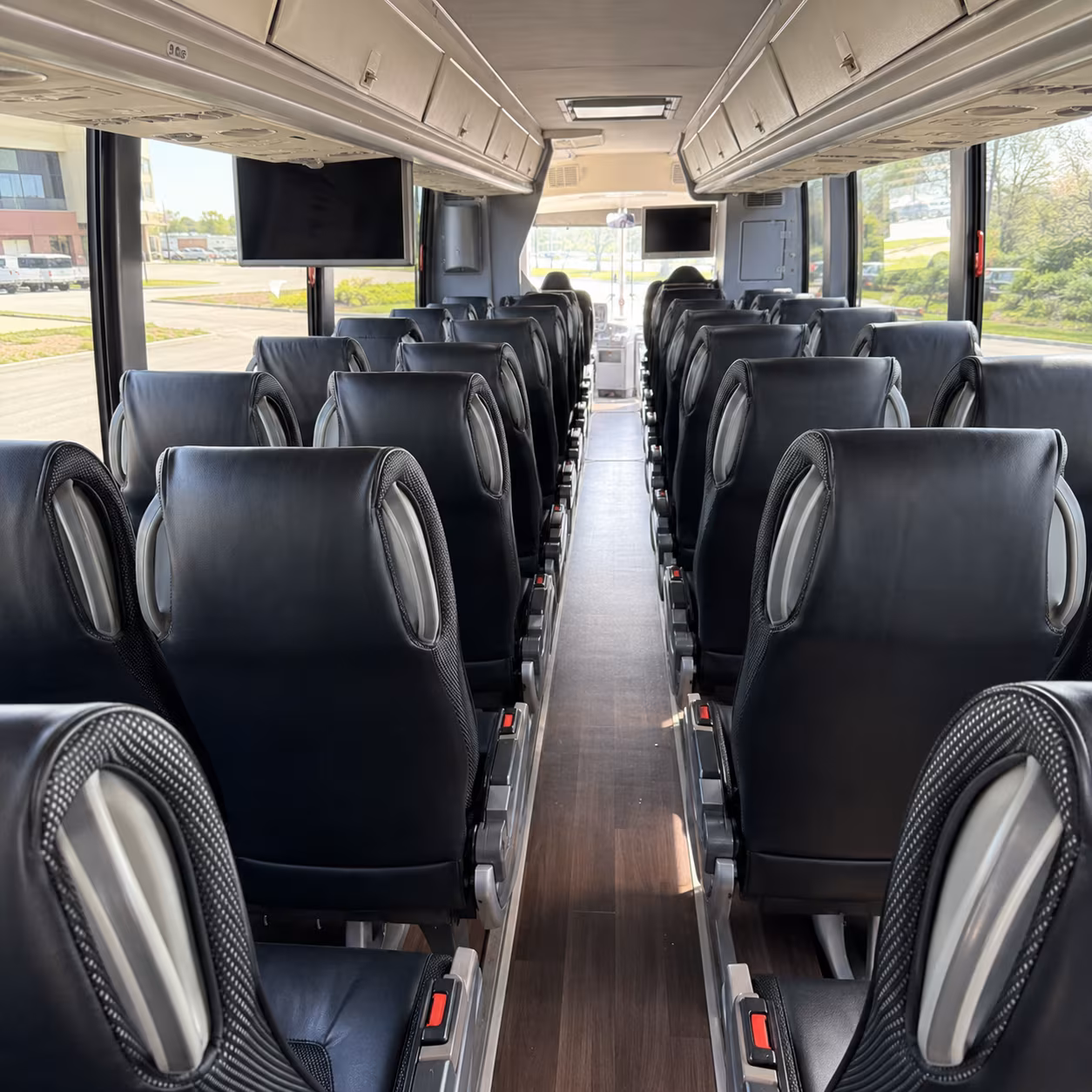 pawtucket 56 passenger charter bus inside